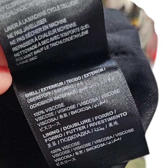 Farm Rio x Anthropologie Long-Sleeve V-Neck Floral Maxi Dress Size Medium, NWT - Picture 7 of 11